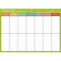 12  X 16  Whiteboard Calendar A3 Message Organizer Simple Magnetic Monthly Planner  Kitchen 2 yellow