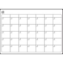 12  X 16  Whiteboard Calendar A3 Message Organizer Simple Magnetic Monthly Planner  Kitchen 8