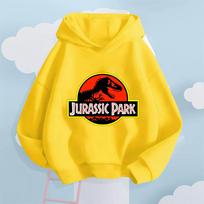 Preistorinis šaunus stilius! Jurassic Park Dinozaurų Vaikų Hoodis, Vaikų Vežimas į Įspūdingą Dinozaurų Pasaulį 120 yellow