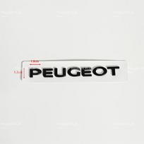 New 3D Car Hood Front Bonnet Grill Trunk Rear Number Emblem Sticker Suitable for Peugeot 408 508 508L 4008 5008 Car Accessories black