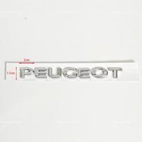New 3D Car Hood Front Bonnet Grill Trunk Rear Number Emblem Sticker Suitable for Peugeot 408 508 508L 4008 5008 Car Accessories white