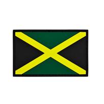 3D PVC Rubber World Flag Patch - Velcro Hook & Loop Decorative Badge