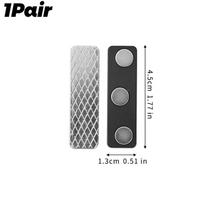Secure Grip Magnetic Name Tag Holders Strong Heavy Duty 1-20Pairs for Sports Event Volunteer Staff Use A1 gray