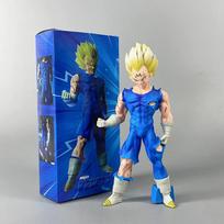 Anime Dragon Ball Super Majin Vegeta Figure 4 Heads With Led Light Figure Ultra Ego Figurine 27cm Model Toys Bookshelf Ornament