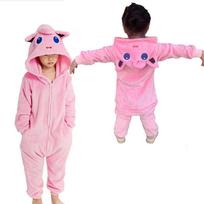 Animacinio filmo Onesie vaikams Gengar Vienetinė pižama vaikams Kigurumi Halloween Cosplay kostiumo vakarėlio dovana 140 rožinė