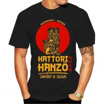 Mada Vyriški Marškinėliai Hatori Hanzo Japoniškas Katanos Grafinis Marškinėlis Vyriški Drabužiai Vasariniai Didelio Dydžio Marškinėliai Roupas Masculinas XXXXXL juoda