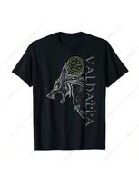 Valhalla Wolf Mask Odin Runes Norse Compass Viking T-Shirt4 XXXXXL juoda