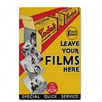 Metalinis plakatas Kodak filmavimo kamera Visi kartu Dabar Retro skardinės lentelės Sienų dekoras Klubas Baras Skardos tapyba Meno dekoracija Plakatas 20x30cm（7.8x11.8inch）