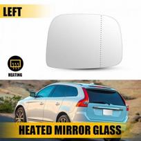 Fit Volvo XC60 2010-2016 2017 Left Driver Heated Mirror Glass with Backing Plate white