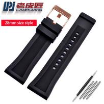 Quality Silicone Rubber Watchband For diesel DZ7257 DZ7334 DZMC0001 DZT2006 4388 Strap For Men 24 26mm Silicone strap Bracelets 26mm black