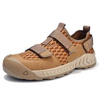 Men's  Mesh Velcro Sneakers Breathable Non-slip Sole Casual Outdoor Shoes 46 ruda