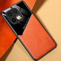 Magnetic Suction Holder Case For Realme 16 Pro+ 16 Pro 5G Protective Cover Shockproof Frame Coque Funda realme 16 Pro+ oranžinė
