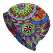 Mandala Flower Deanfun Colorful Skullies Beanies Caps Unisex Winter Warm Knitted Hat Cool Adult Bonnet Hats Outdoor Ski Cap One Size blue