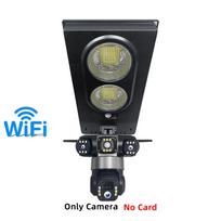 Multi-Functional Solar Street Light & Monitor – 2-in-1 Lighting, 3-Lens 3-Screen Security Camera WIFI Version+128g Card