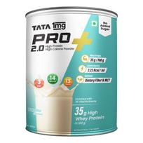 Tata 1mg Pro+ 2.0 High Protein,High Calorie Whey Powder with MCT & Amino Acids for Energy, Muscle & Bone Strength,No Added Sugar,Vanilla Flavour