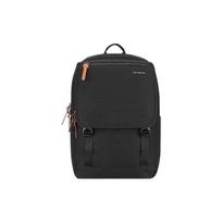 Samsonite Logo Zipper Closure Backpack Large Men Backpacks Black TR1-08110 Basic Set (Bag+Tag) black