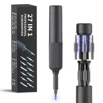 27 in 1 Professional Screw Driver Multitool All in One Adjustable Accurate Tool Set Kit for Mobile Phone Computer black