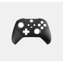 For Xbox Elite Series 2 Controller Housing Shell Front Back Cover Faceplate Shell Cover Replacement White Front shell-Black black