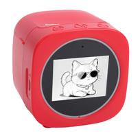 Smart AI Voice Sticker Printer Box Mini Thermal Label Printer with Display Inkless Portable Maker for Home Study DIY black