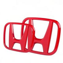 Upgrade ABS 5 Colors(Carbon Fiber/Red) for Honda Civic Emblem Badges Kit 8/9.5/10/11 Gen 2006-2022,  et6 Front+Rear Logo Replacement 11th Civic