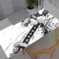 Xxl Mouse Pad One Piece Trafalgar Law Anime Gamer Computer Mousepad Gaming Accessories Tablet Varmilo Keyboard Mausepad 800x300x3mm