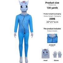 Gyvūnų Ligoninės Katės Cosplay Kostiumas Iš Poliesterio Medžiagos Vaikų Vaidmenų Žaidimams White Blue,Kid 150CM blue