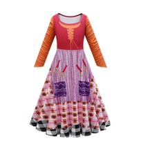 Hocus Pocus Sanderson Seserys Ragana Mergaičių Apranga Helovinas Cosplay Mary Vaikų Kostiumas Karnavalo Šventė Įmantri Vaikų Persirengimo Apranga 3-4T (110) red
