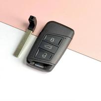 3 mygtukų automobilio rakto dėklas korpusas Volkswagen/Vw Passat B8 Magotan Gte B8 Skoda Superb A7 Variant automobiliui Nuotolinio rakto pakeitimas style A gray