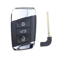 3 mygtukų automobilio rakto dėklas korpusas Volkswagen/Vw Passat B8 Magotan Gte B8 Skoda Superb A7 Variant automobiliui Nuotolinio rakto pakeitimas style B gray