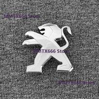 ABS Car Hood Front Bonnet Grill Rear Trunk Emblem Logo Badge Sticker For Peugeot 308 508 front and rear logo grille logo