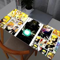 Ypač didelis žaidimų pelės kilimėlis Kompiuterio Naruto Minato Namikaze Žaidėjo Nešiojamojo kompiuterio Klaviatūros Kilimėlis Pelės Kilimėlis Neslystantis Guminis Stalo Kilimas 30x80x0.2cm white
