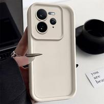 Realme GT 7 Pro dėklas Realme GT7 Pro telefono dėklas Realme GT7Pro viršelis Matinis galinis dangtelis Oda jaučiamas Apsauga Apsauginis dėklas For Realme GT7 Pro gray