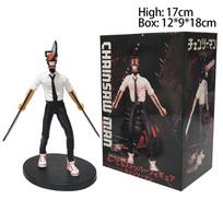 18.5cm Anime Figure Chainsaw Man Power Denji Action Figurine PVC Collection Model Doll Toy Statue Desk Decoration Halloween Gift black