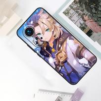 Smug Albedo Genshin Impact For Honor Magic 8 Pro 5 6 7 Lite Case For Honor Win RT 400 200 50 70 90 X8c X8b X9a X9b X9c Honor Magic5 Pro gray