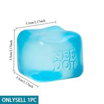 Needoh Nice Cube Firm Sensory Fidget Toy - 2.17 Inch Solid Squishy Stress  For Kids Adults  Focus - 1Pc (as the picture-728)-
