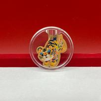 Chinese Zodiac Year of the Horse 999 Fine Gold Creative Mobile Phone Stickers – Cultural Festival Souvenirs brown
