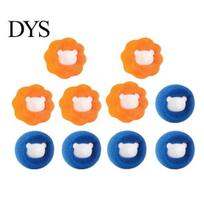 Washing Machine Lint Remover 10Pcs Roller Wash Balls, Easy to Use And Fur Remover, Pet Hair Catcher, Reusable Laundry Ball 10pcs orange