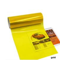 30X100CM Automobilio priekinio žibinto permatoma apsauginė plėvelė Rūko žibinto Motociklo galinio žibinto vinilinė plėvelė Įbrėžimų taisymo Refit priedai auksas