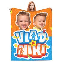 Vlado ir Niki mielos juokingos serijos antklodės, vilnos rašto, daugiafunkcinės, itin minkštos, plonos antklodės, skirtos sofai-lovai 150cmx180cm