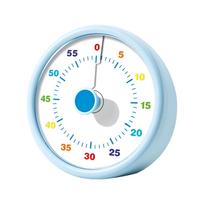 Timer For Kids - 60 Minute Pomodoro Timers For Kitchen Offices, Countdown Kids Timer Clock With Disk, Desk Time Management Tool One Size mėlyna