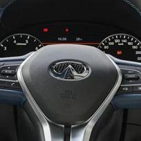 Epoxy Car Steering Wheel Center Sticker for Infiniti Q50L Q60 Q50 Q30 Q70 G25 G50 QX60 QX70 FX35 FX37 Accessories juoda
