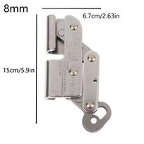 Stainless Steel Wire Rope Grab Fall Protection Equipment For 8Mm 10Mm High-Altitude Wire Rope Fall Arrester A1 gray
