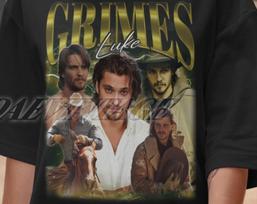 Limited Luke Grimes Vintage Shirt, Luke Grimes Homage Tshirt, Luke Grimes Fan Tees, Luke Grimes Merch Gift, Luke Grimes Retro 90s Shirt 150 brown