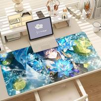 Genshin Impact Wanderer Anime Large Gaming Mouse PadRubber Desk Mat Keyboard Pad For Laptop Computer Gaming Desktop Decor 800x400x2mm