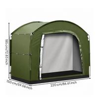 Protection Bike Storage Tent Waterproof Oxford Cloth, Shed, Easy to žalia