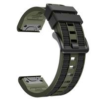 22mm 26mm Quick Fit Strap for Garmin Fenix 9 8 7 Pro 7S 6X Venu 3 Tactix 7 Breathable Silicone Bracelet Correa Fenix 8 Band 51mm QuickFit 22mm black