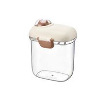 Food Grade Milk Powder Jar Large Capacity Formula Dispenser  Cereal Storage 500 ML white