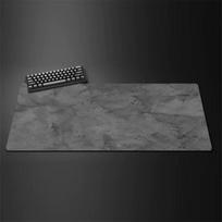 Gray Mouse Pad Large/Small Overlocked Mousepad XXL Desktop Keyboard Table Pad Gray Series Game Desk Mat Computer Accessories 300X600X2mm gray
