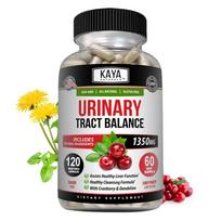 Šlapimo takų pusiausvyros kapsulės, D-manozė, spanguolės, kiaulpienė, 1350 mg, 120 kaps. 120 Capsules