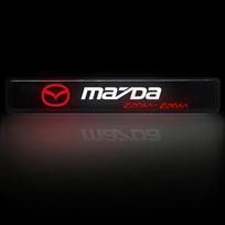 Car Decorative Lights LED Front Hood Grille Auto Luminous Emblem Badge Lamp for Mazdas 3 6 Atenza Axela Demio CX3 CX5 MP MS BK black